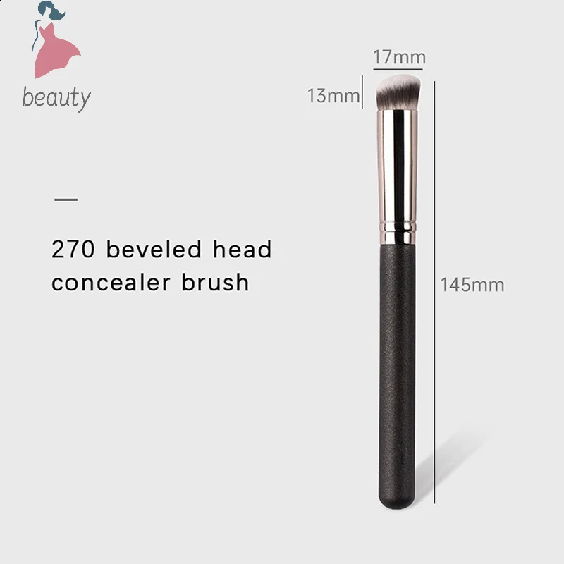 One black female professional makeup brush concealer powder blusher liquid basic makeup brush tool 241008