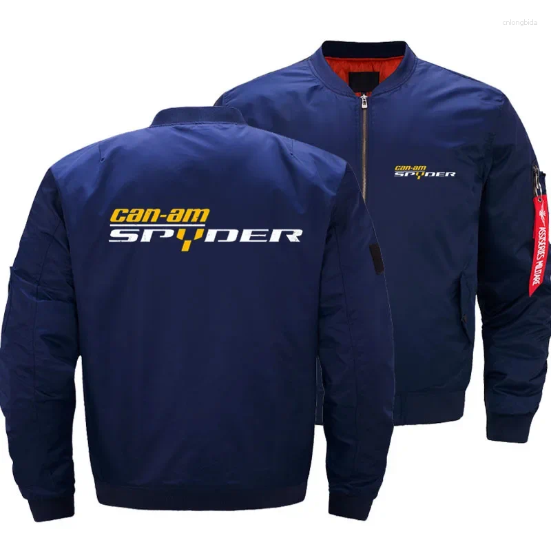 Mens Jackets Stylish Casual Can Am Streetwear Bomber Coat Air Pilot Windbreaker Thick Motorcycle T Shirt 4xl 5XL