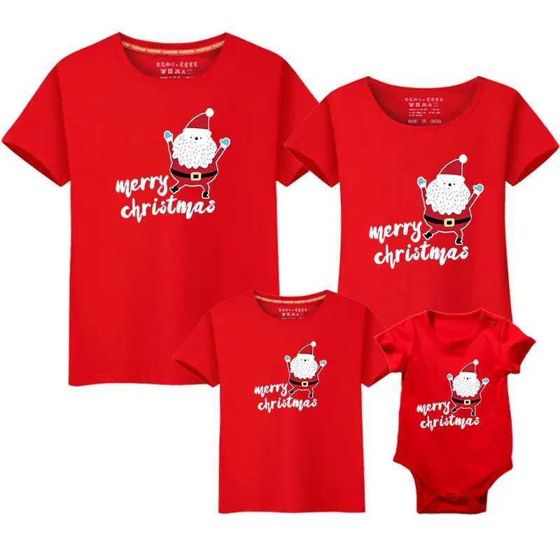 Dad Mom Baby Family Set Family Appearance Family Match Set T-shirt Mom Daughter Short Sleeve Father and Son Clothing W241008