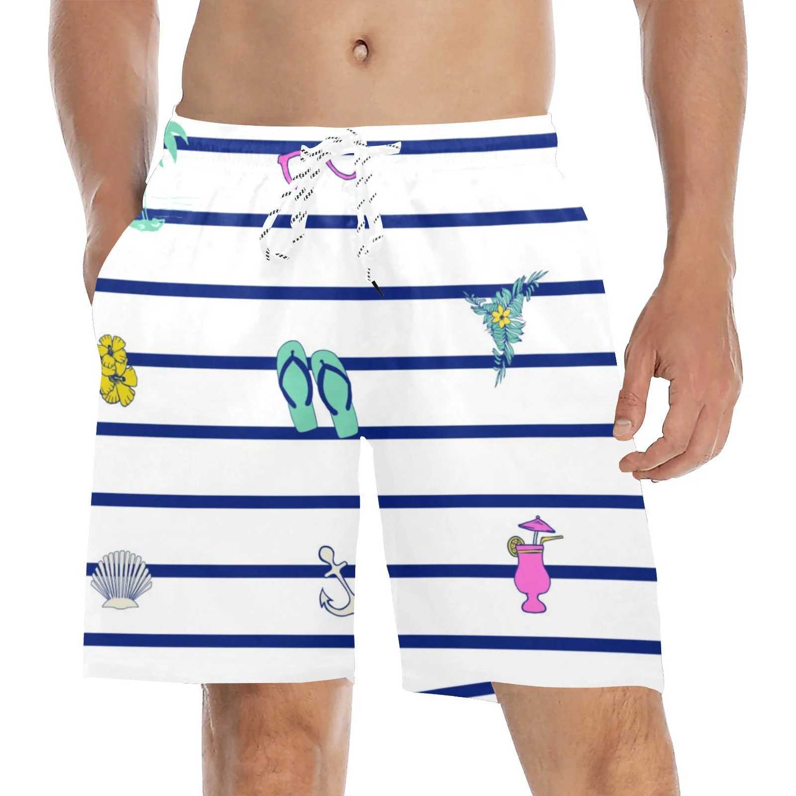 New mens summer beach shorts mens casual sports shorts mens street shortsW240713