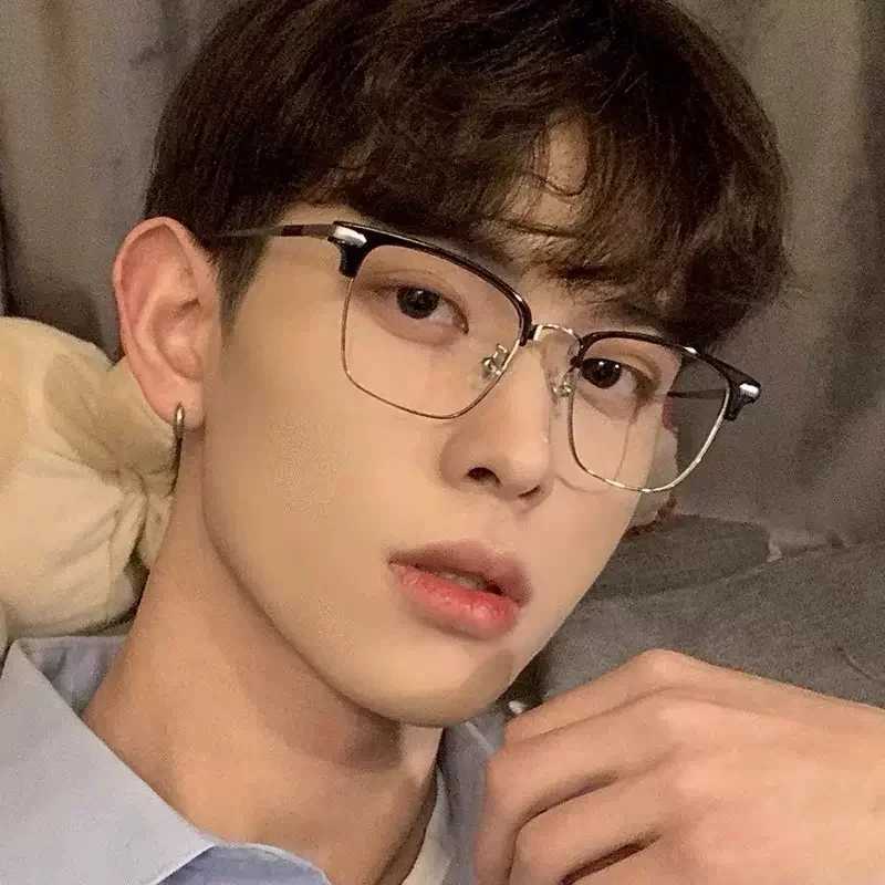 Fashion Classic Semi Rimless Anti Blue Light Blocking Glasses Women Men Square Ray Filter Eyeglasses Frames Computer EyewearX241008