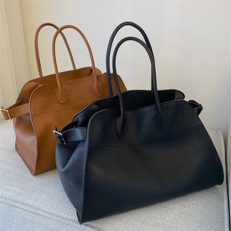 Brown purses designer woman handbag margaux tote bag designer suede large capacity real leather purses solid color shoulder bag classical xb102 C4