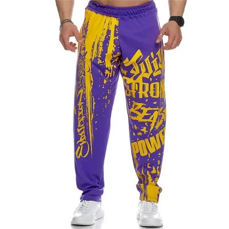 Quick dry Loose Joggers Sweatpants Men Casual Pants Gym Workout Sportswear men Trousers Autumn Male Fitness Training TrackpantsX241008