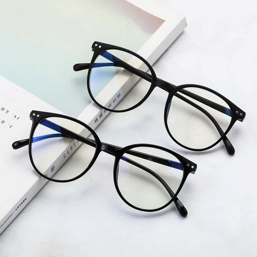 Blue Light Glasses PC Frame Resin Lens Anti Blue Light Blocking Radiation Sunglasses Unisex Trend Clear Lenses Computer GlassesX241008