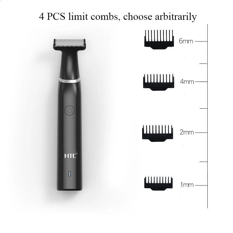 Mens Electric Groin Hair Trimmer Pubic Body Grooming Clipper for Men Bikini Epilator Rechargeable Shaver Razor 240911