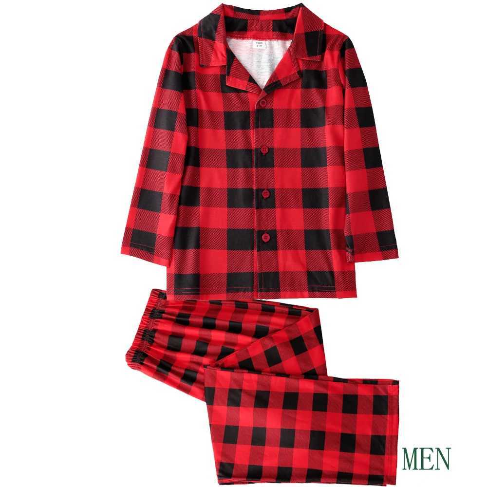 Womens mens and girls sleepwear Christmas matching set plain weave family appearance 2-piece casual set warm sleepwear Christmas gift W241008