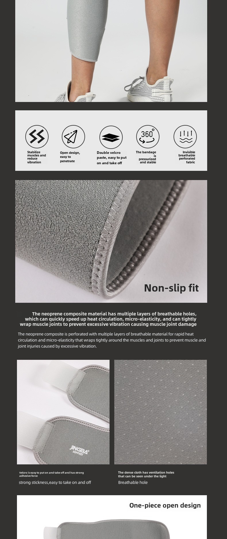 Multi-Sport Athletic Leg Guards: Comfortable and Breathable Design for Enhanced Protection During Tennis, Basketball, and More