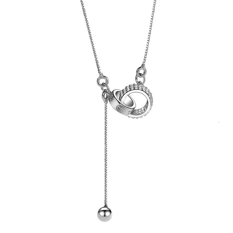 tassel collarbone chain, women's niche design, light accessories, simple and cool breeze