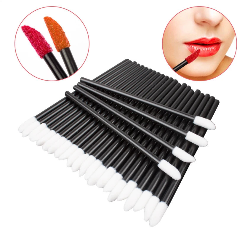 Lanjinglin 50 disposable lipstick female accessories wholesale lipstick gloss stick application perfect makeup 241008