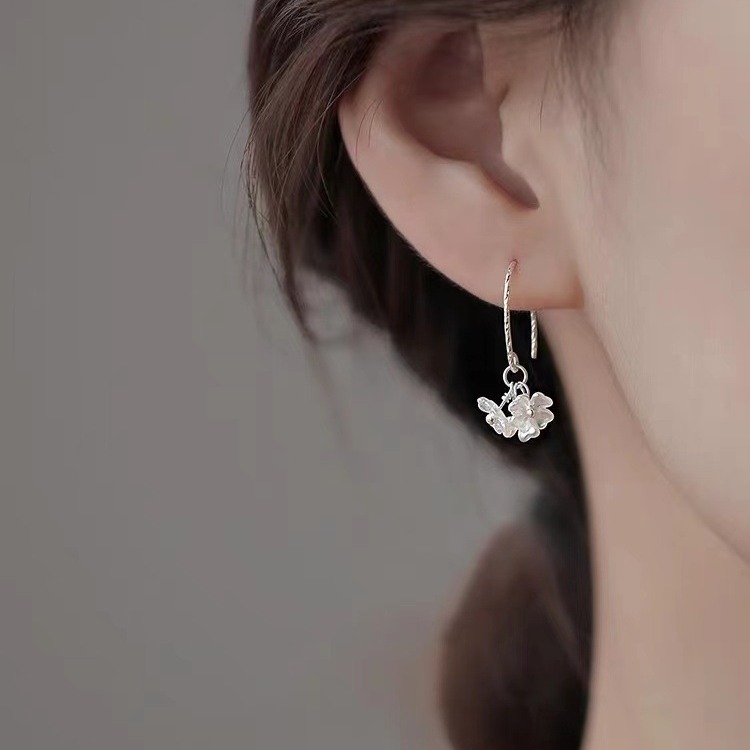 needle wer for women 2024 new style, niche, high-end, light and earrings