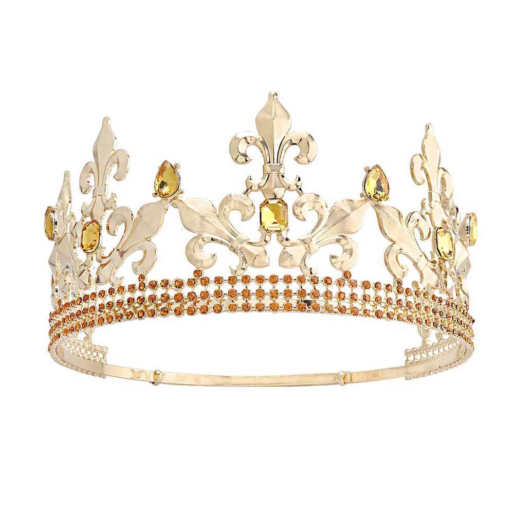 Luxury Baroque Mens Crown Jewelry W241007