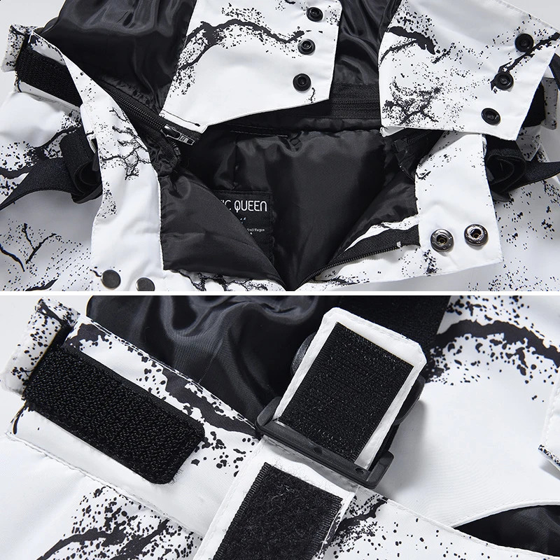 Winter Outdoor Snowboarding Pants Men And Women Warm Snow Pants Winter Warm Thickened Ski Pants White Ski Pants S-XXL 240930