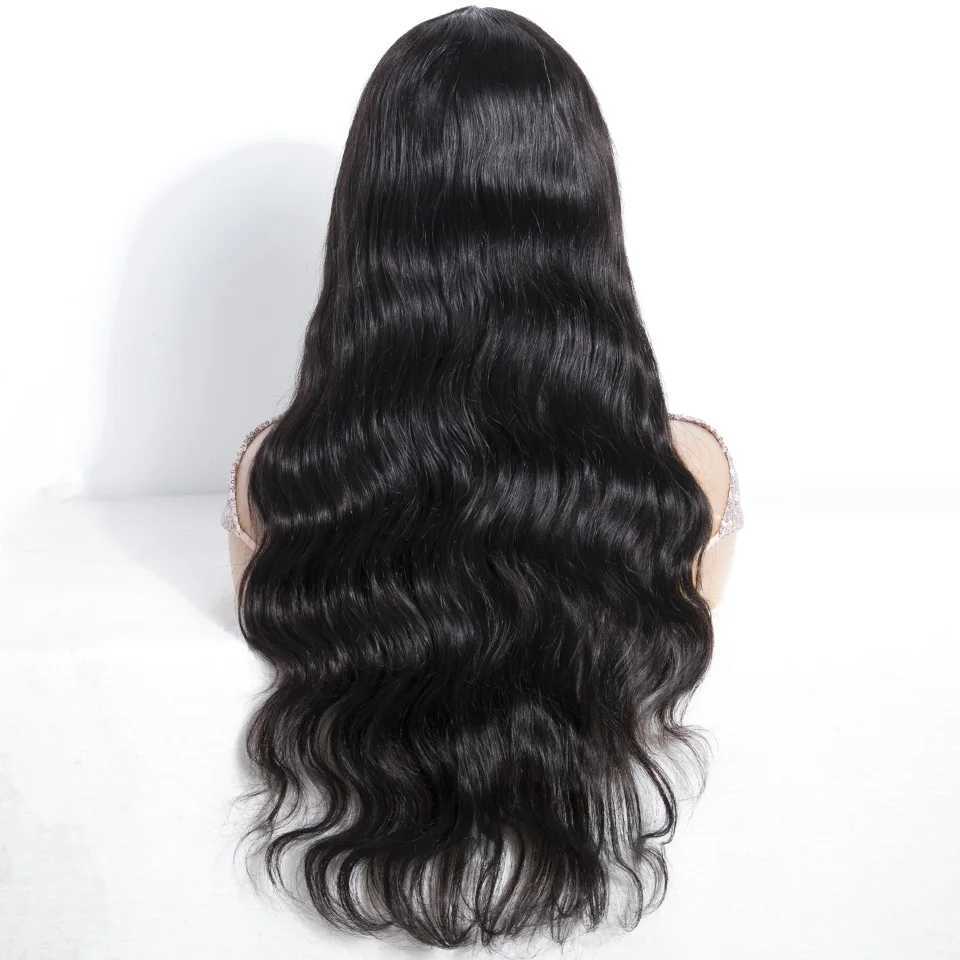 Sleek 28 Inch Hd Lace Wig 13x6x1 Human Hair Body Wave Lace Front Wig 100% Natural Brazilian Hair HD Real Lace Human Hair WigsXJ241008