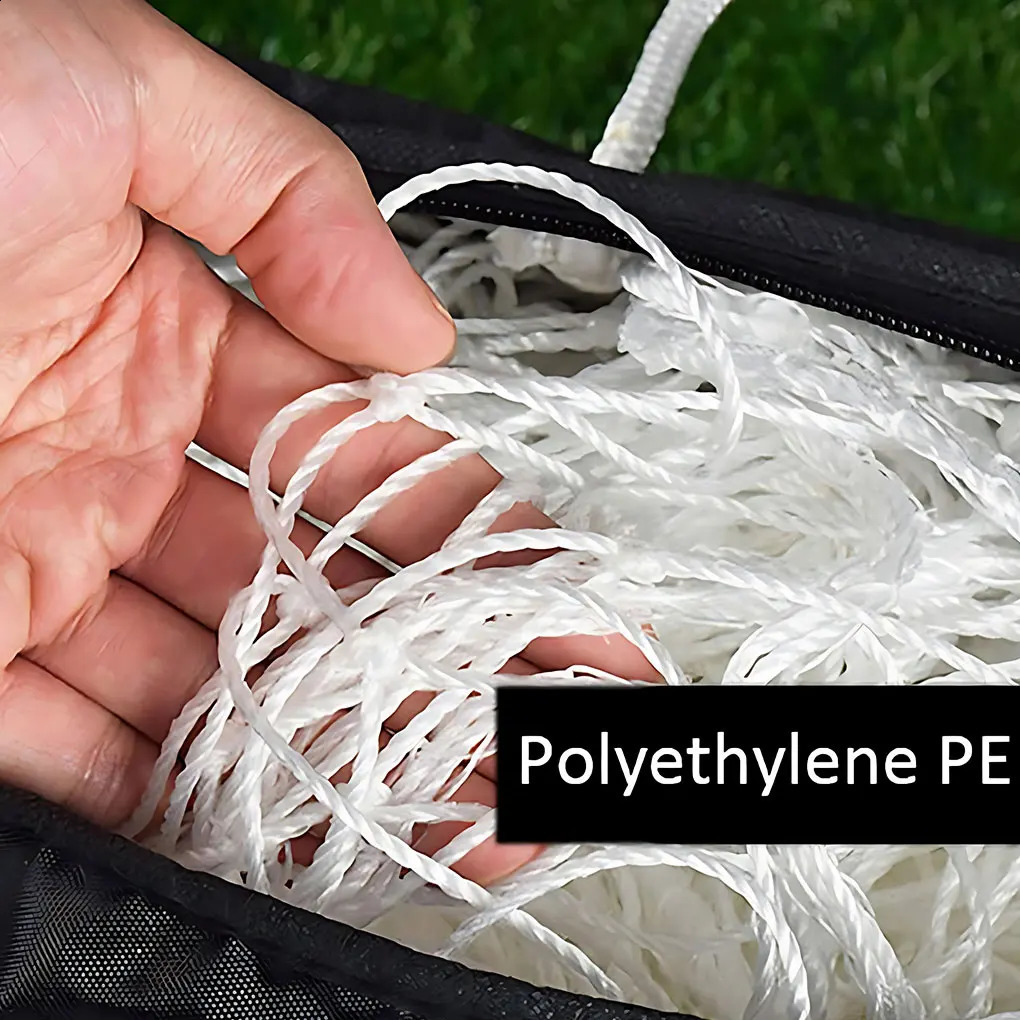 Football goal net outdoor replacement sports training field reusable portable professional accessories for football doors 241008