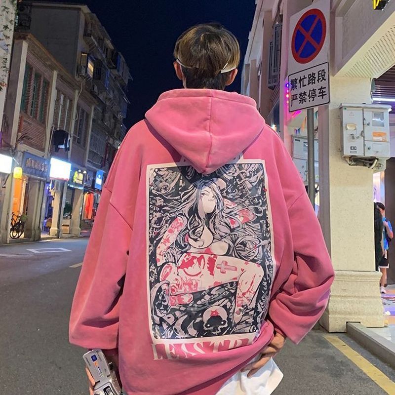 2024 New Designer Winter American Hip Hop Washed Old Plush Thick Hoodie Men's Autumn/Winter Fashion Retro Hoodie Jacket