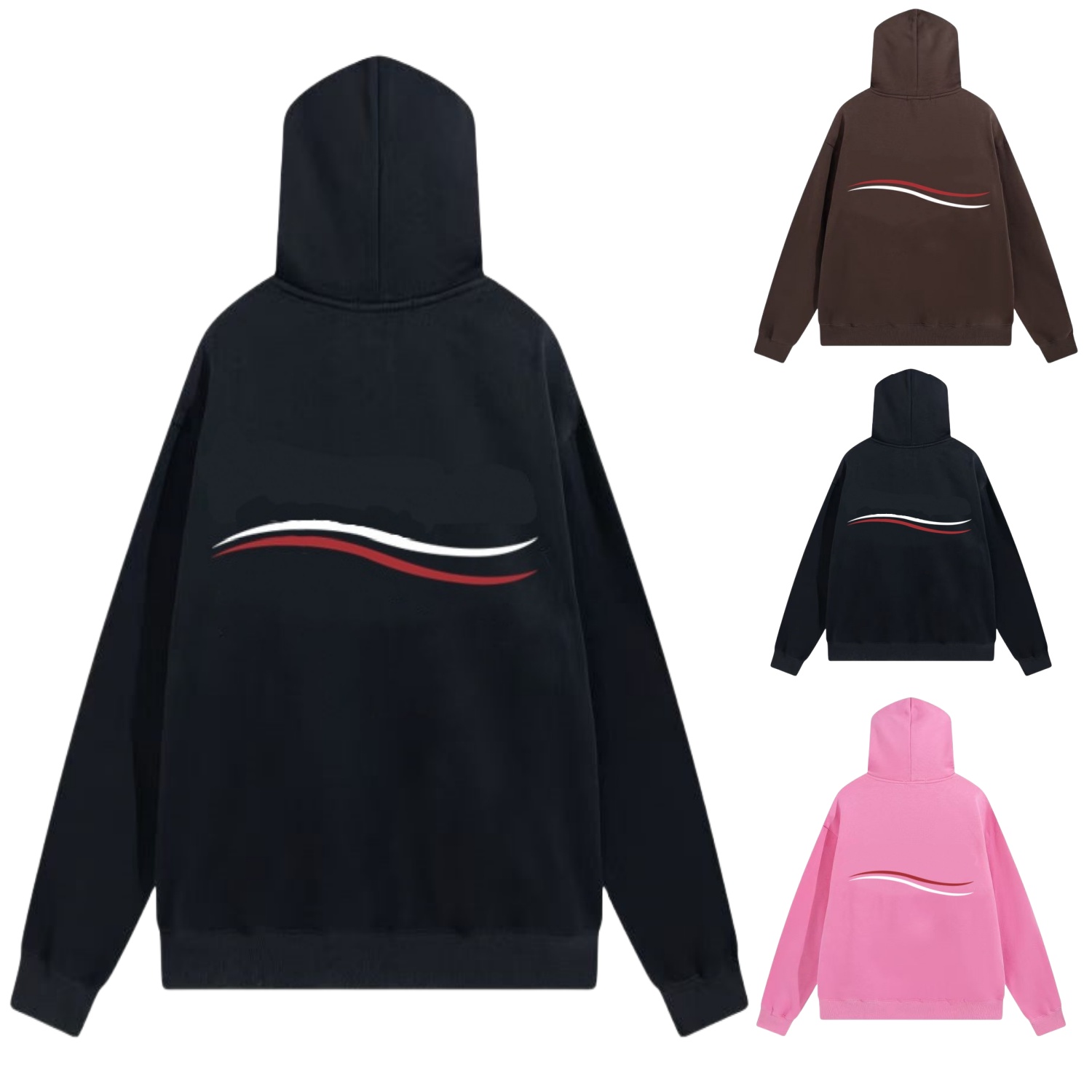 womens Hoodies & Sweatshirts Designer Mens Hooded outumn and Winter Lattice Hoodie Loose pullover Long Sleeved Sweater for mens designer hoodie