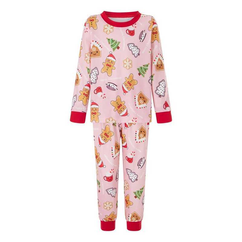 Family Matching Christmas Pajama Set Christmas Tree Printed Long Sleeve Top Autumn/Winter Elastic Waist Pants W241008