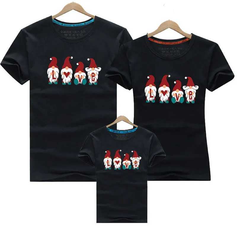 2020 Christmas Deer Dad Mom Baby Family Set Family Appearance Christmas Family Matching Clothing Mother Daughter Father Son T-shirt W241008