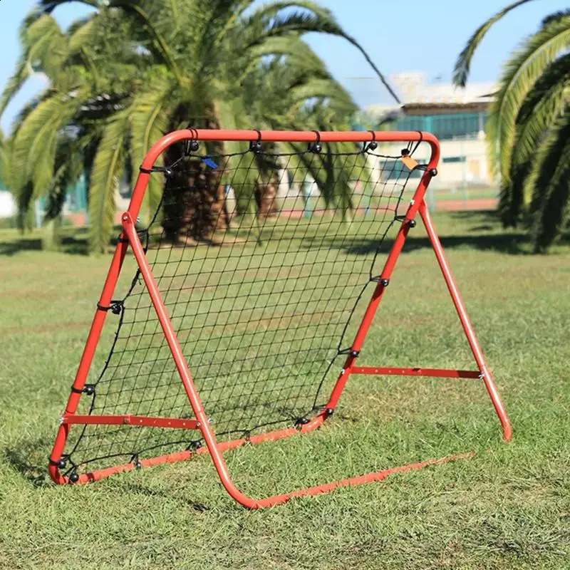 Football rebound net 3937x3937 inches equipped with 20 ropes football receiving tool for school use 241008