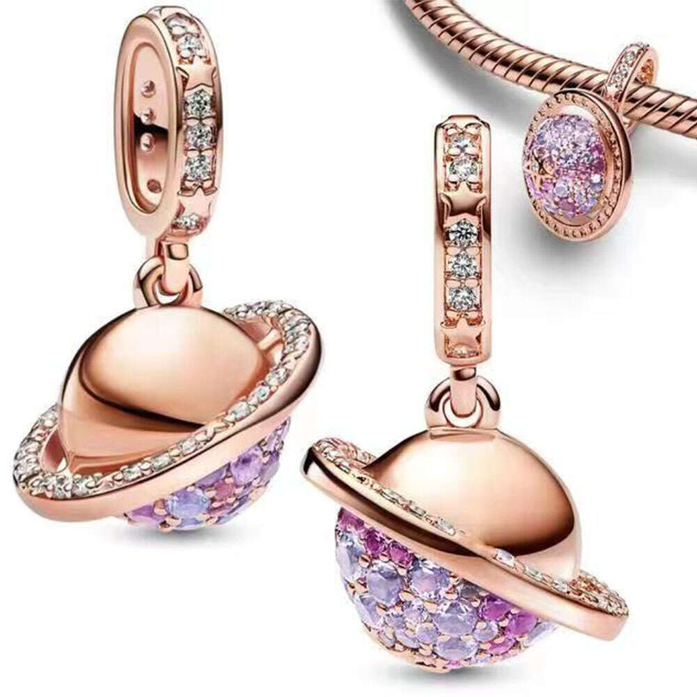 925 Silver Cosmic Planet Series Charm Butterfly Bead Octopus conch Pendant Fit Original Bracelet Women Jewelry DIY Gift Making For Women
