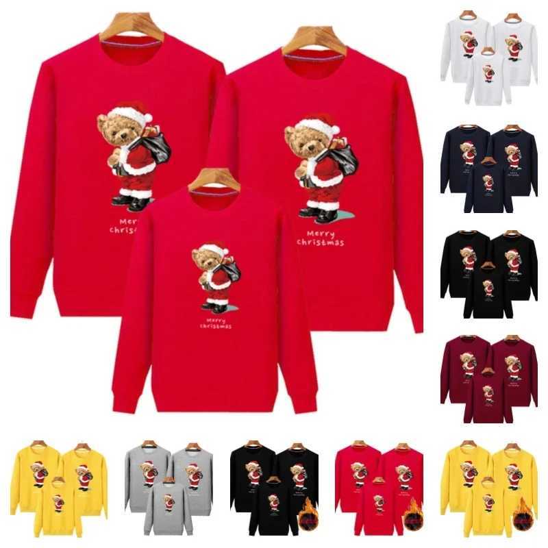 Christmas jerseys family sets Santa Claus team sports shirts mothers fathers daughters sons matching clothing couples sweaters baby parachuting W24100