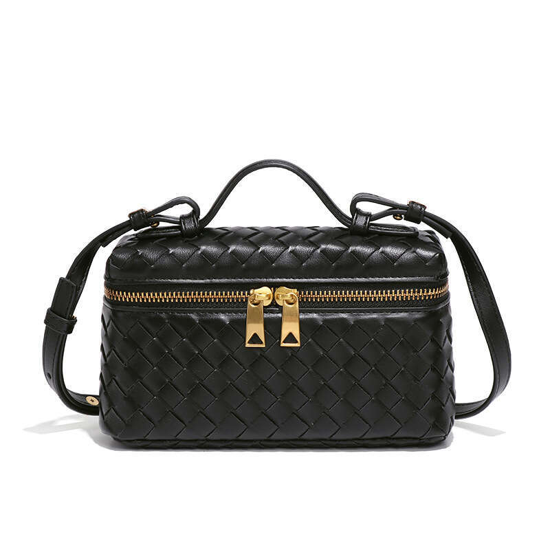 Hand Woven Fashionable For B Family S Spring And Summer New Style Single Shoulder Hand Held Crossbody Lunch Box Bag