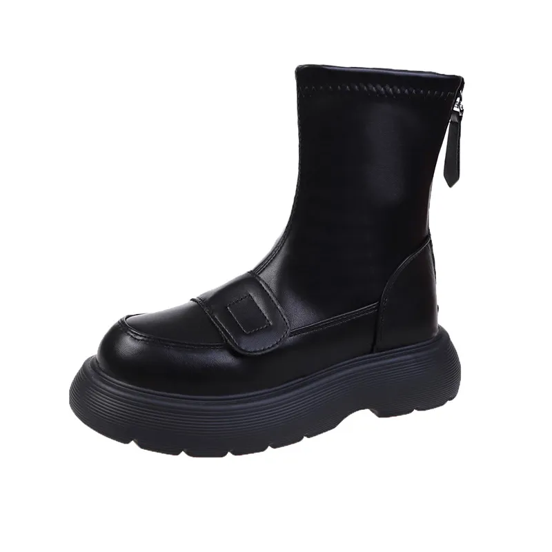 2024 New Martin Boots Womens Matsuda Thick Bottom Protection Comfortable And Wear Resistant Fashion Versatile Short Booties