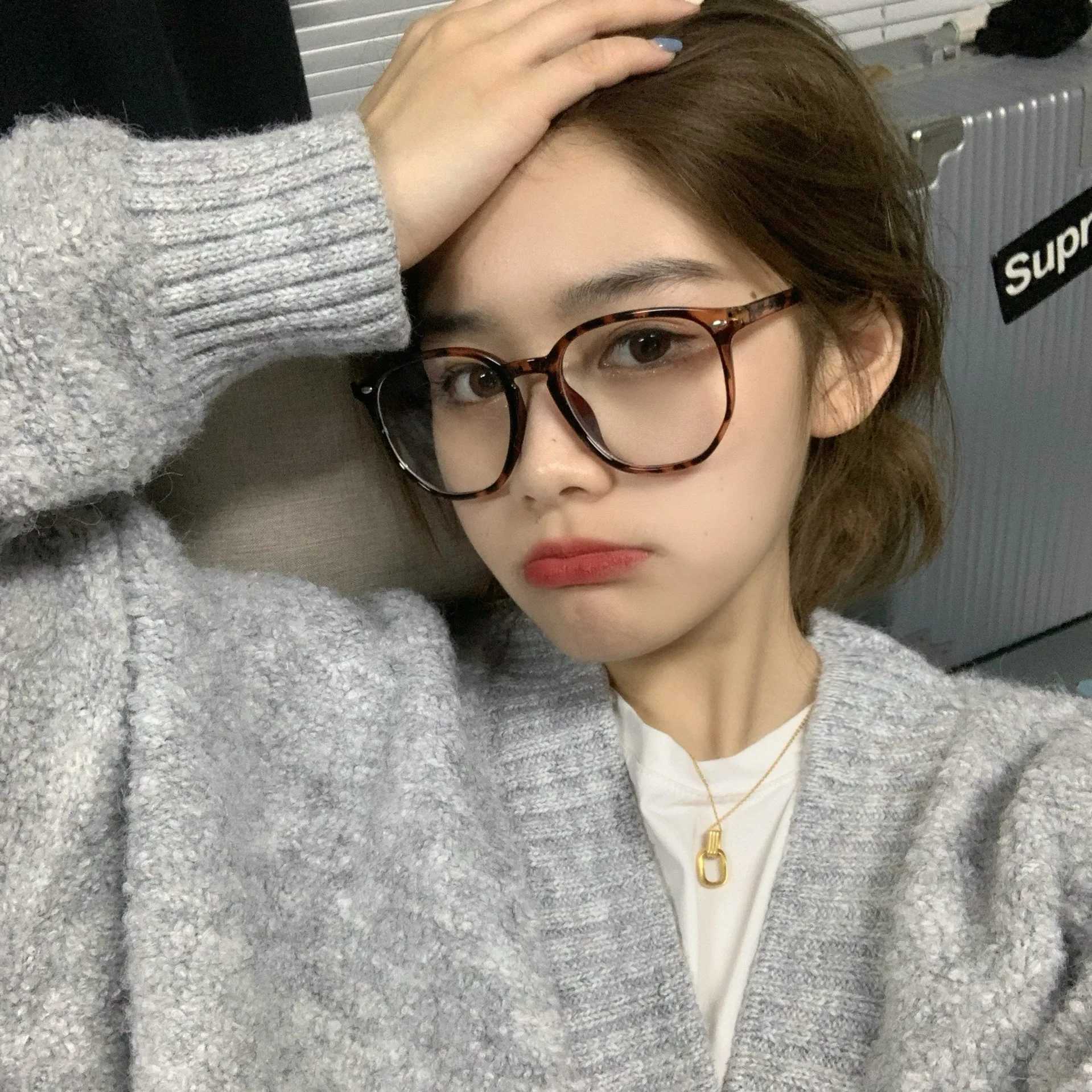 Transparent Computer Glasses Frame Women Men Anti Blue Light polygon square Eyewear Blocking Glasses Optical Spectacle EyeglassX241008