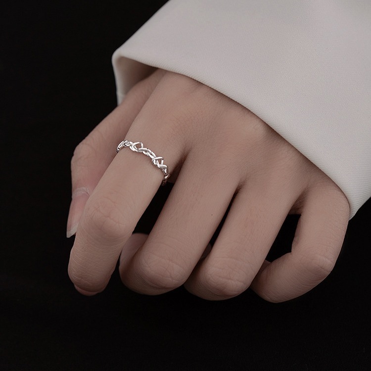 Advanced Love Finger Ins Open Ring Fashion Cool Style Personalized Female