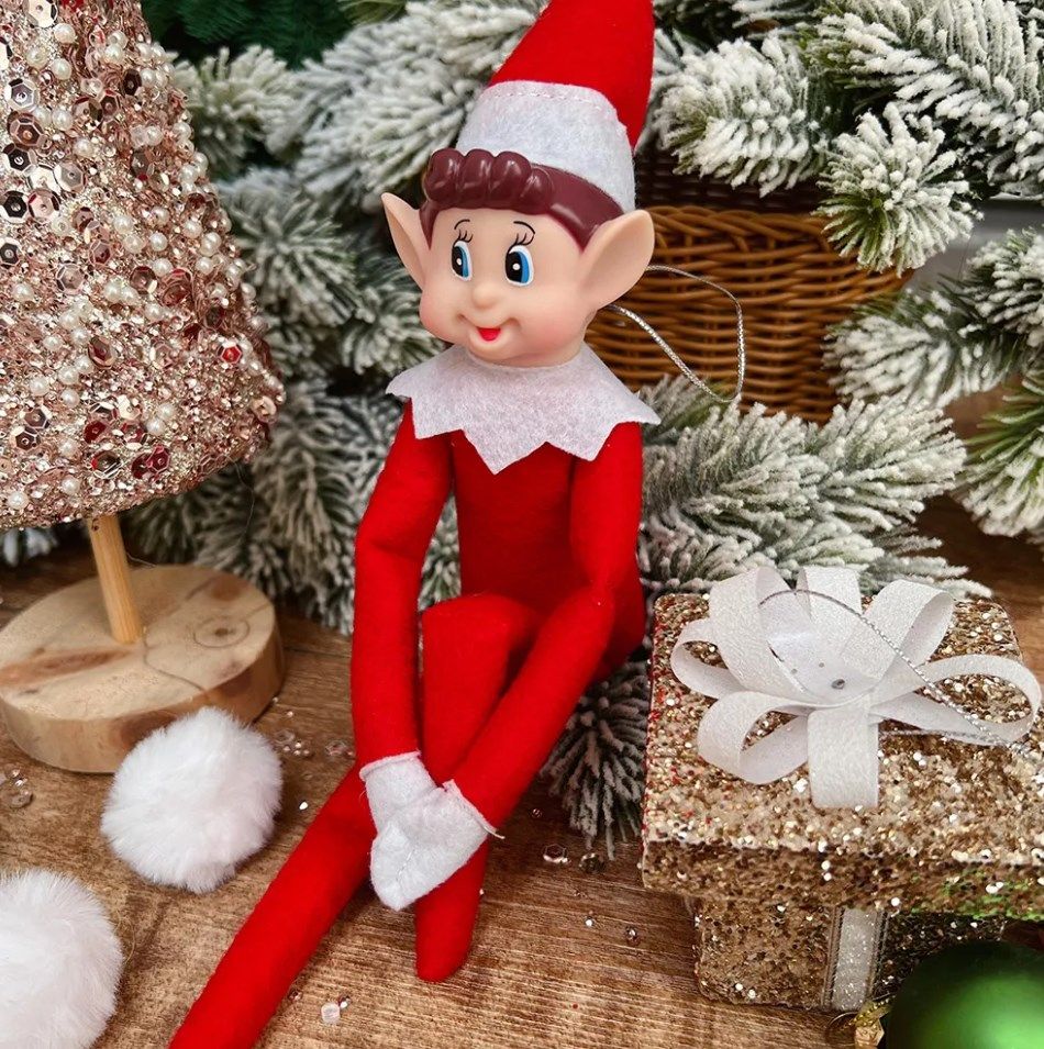 2024 New Cute Elf Dolls Christmas Tree Decorations Ornament Car Interior Home Accessories Party Favors FY8929