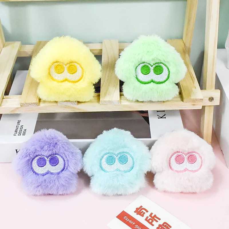 Splatoon Inkling Plush Keychain Anime Orange Red Inkling Kawaii Animal Backpack Pendant Soft Stuffed Cartoon Toy Doll Kid GiftX241008