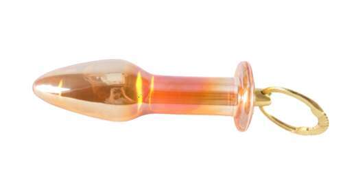 Crystal glass Dildo women's sex toy Anal Butt plug G-spot massager BDSM US
