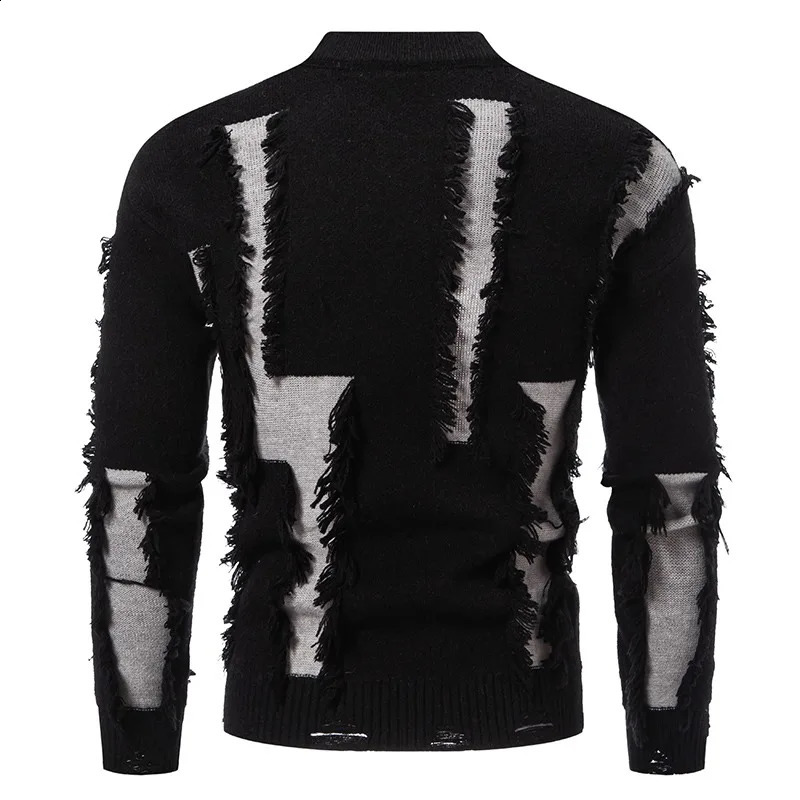 2024 Autumn and Winter Knitted Sweater Mens Warm Fashionable Pullover Sweaters 240930