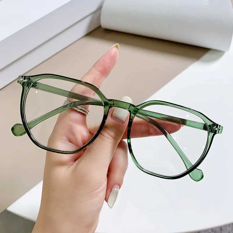 Transparent polygon Computer Glasses Frame Women Men Anti Blue Light Eyewear Blocking Glasses Optical Spectacle EyeglassX241008