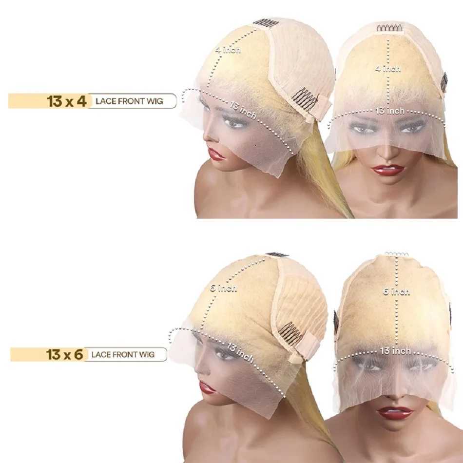 180% Density 613 HD Straight 13x4 Lace Front Wig Human Hair Lace Frontal Wig Wigs Human Hair Pre Plucked With Baby HairXJ241008