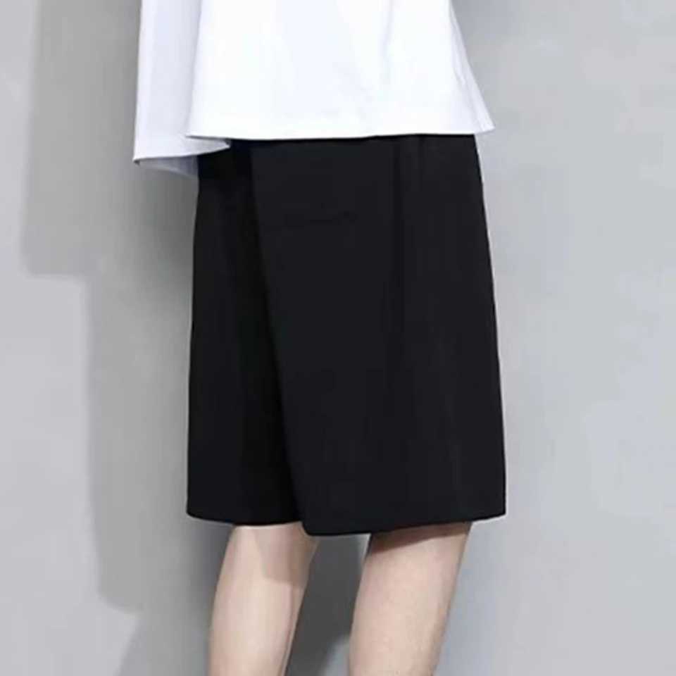 Summer mens loose casual sports shorts fashion version lightweight streetwear vacation/daily solid colorW240713