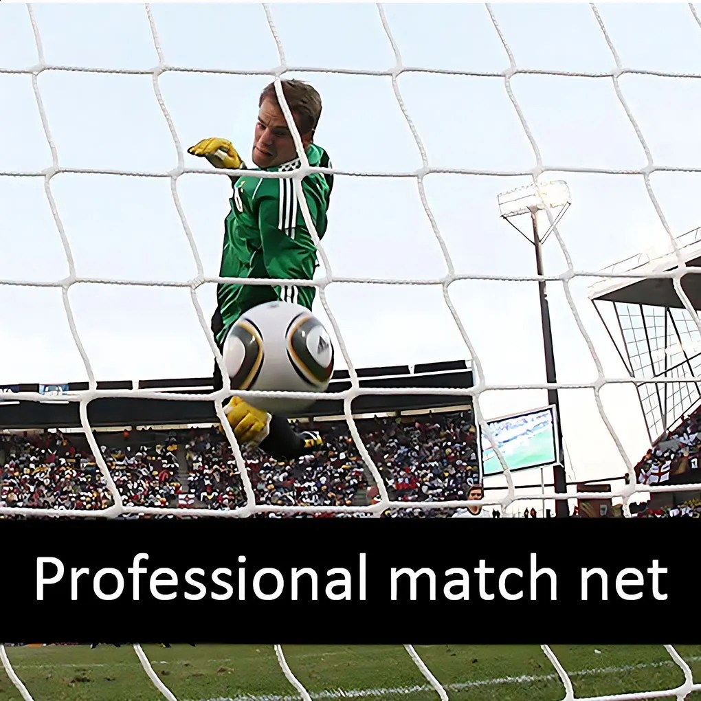 Football goal net outdoor replacement sports training field reusable portable professional accessories for football doors 241008
