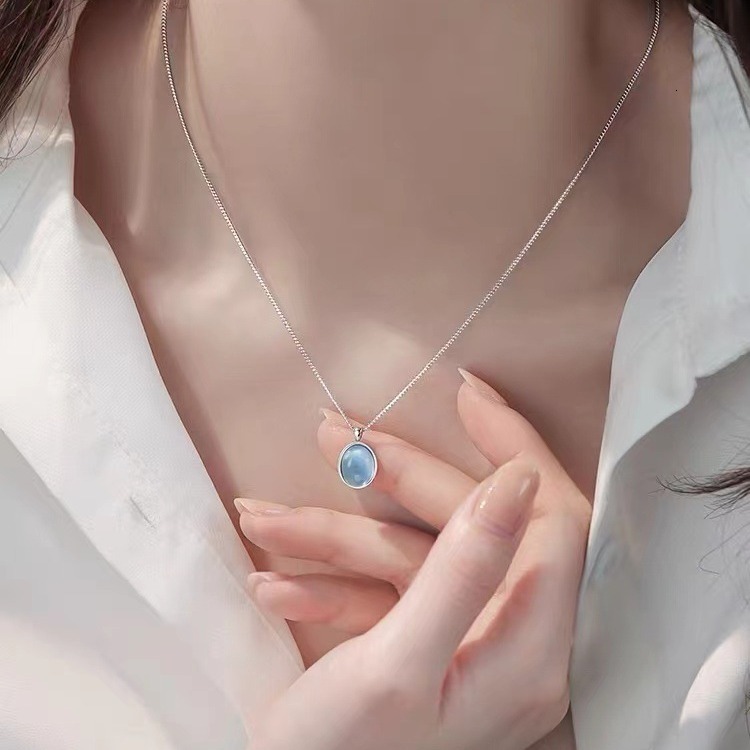 treasure necklace niche 2024 new light collarbone high-end women's neck chain