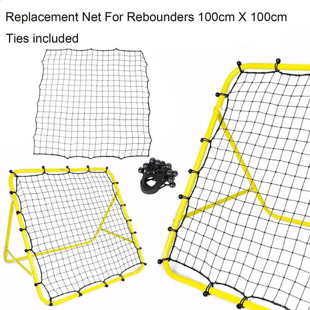Football rebound net with 20 elastic ropes football practice target beginner training assistance 241008