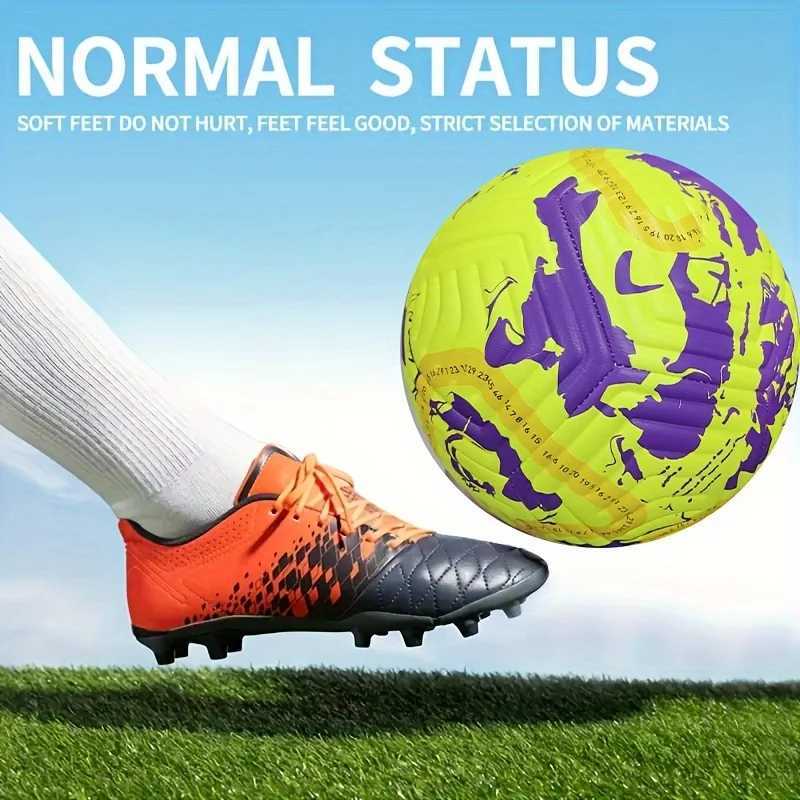 Football official size 5 three-layer wear-resistant durable soft PU athlete seam football team match team training gameW241008