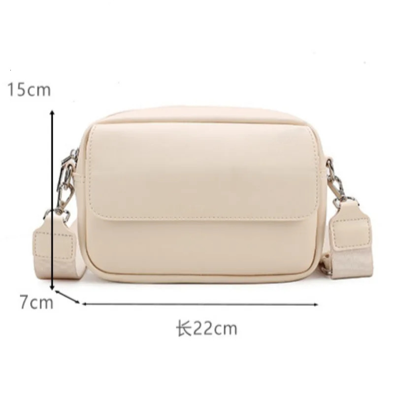 Fashion solid color shoulder bag womens cross body PU leather wallet ner handbag 241008
