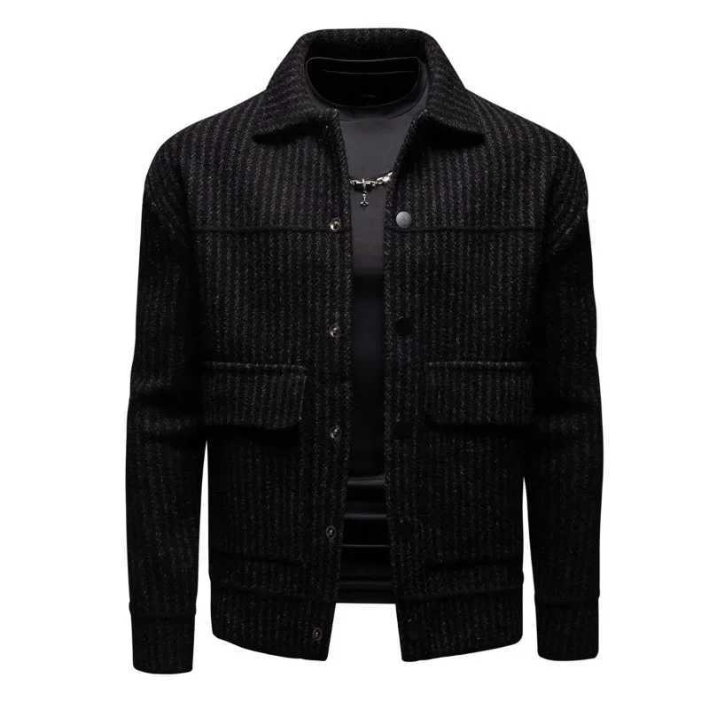 Mens Jacket Autumn/Winter New Style Jacket Fashion Collar Street Mens Jacket Y241009