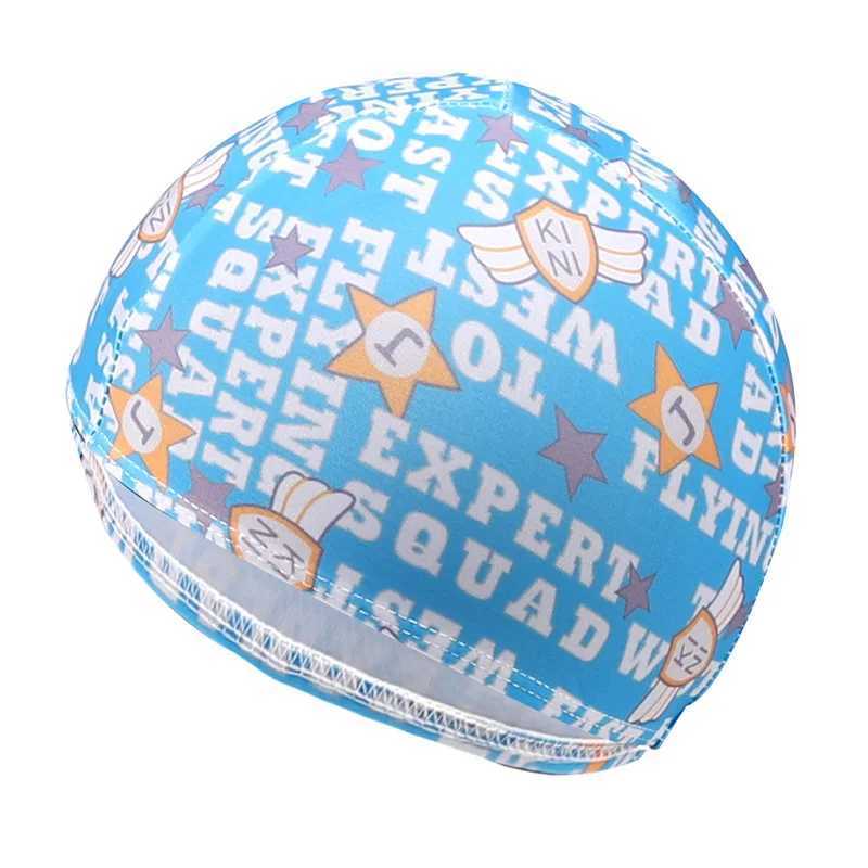 Childrens Swimming Cute Girl Swimming Waterproof Elastic Silicone Swimming Accessories for Children Natacion Diving Hat CL241009