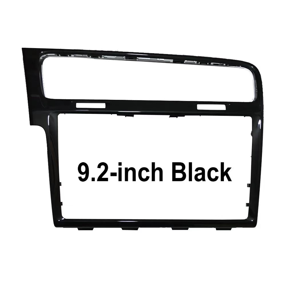 8 inch / 9.2 inch Piano Black MIB Radio Frame Panel Plates Decorative Frame For VW Golf MIB Stereo