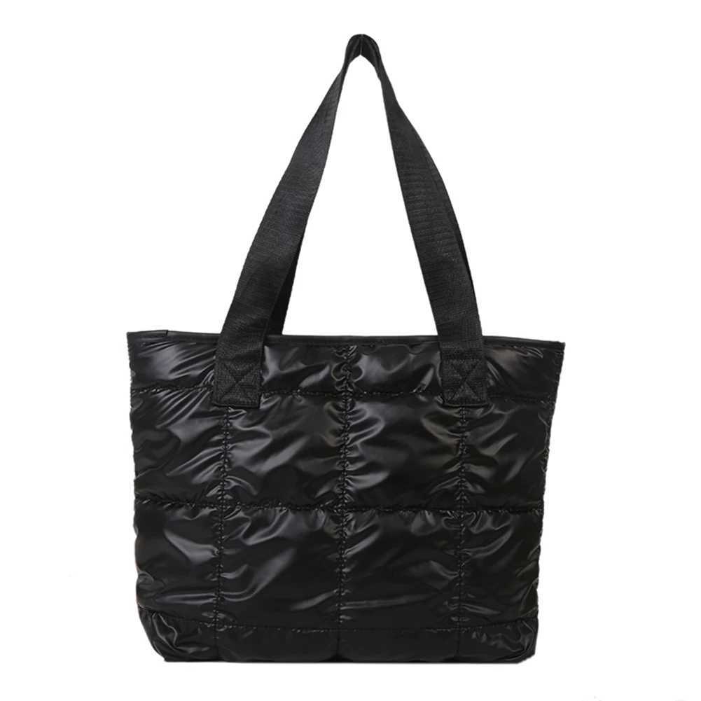 Fashion Women Tote Bag Large Capacity Cotton Padded Ladies Tote Handbags Rhombus Purses Handbags Quilted Solid for Office Work Z250807