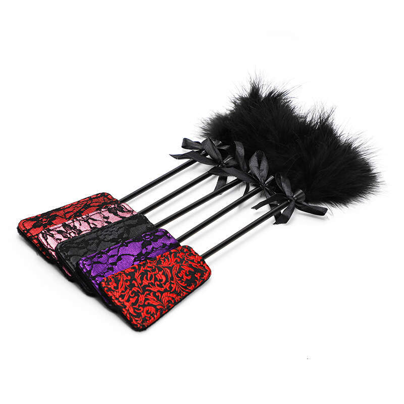 Mild SM prop teasing flirting block lace feather racket punishment tuning love lace erotic racket