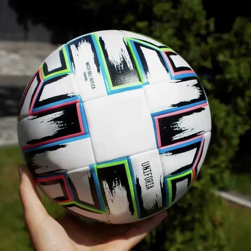 1 PU IC soccer ball standard size 5 machine stitched soccer ball perfect for outdoor sports ague matches training ballsW241008