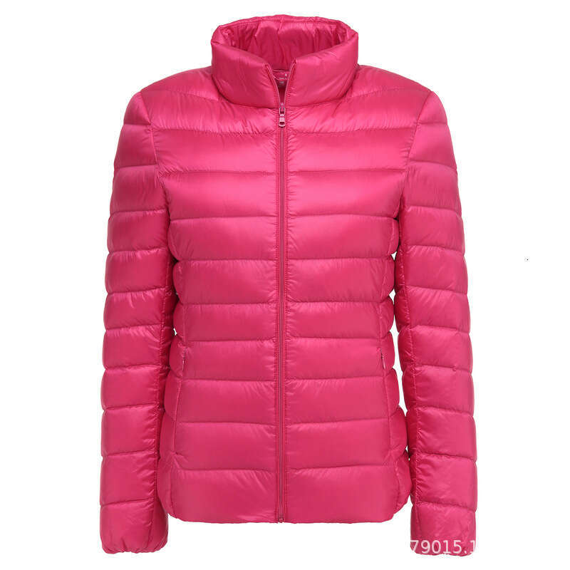 Down for women 2024 new short lightweight thick warm slim fit Korean version white duck down fashionable jacket