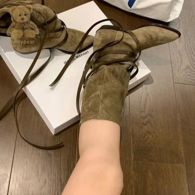 Ddmybear Genuine Leather Stacking 2024 New Western Cowboy Versatile Pointed Sleeve Knight Boots For Women Chinese Brand Shoes F1011-68