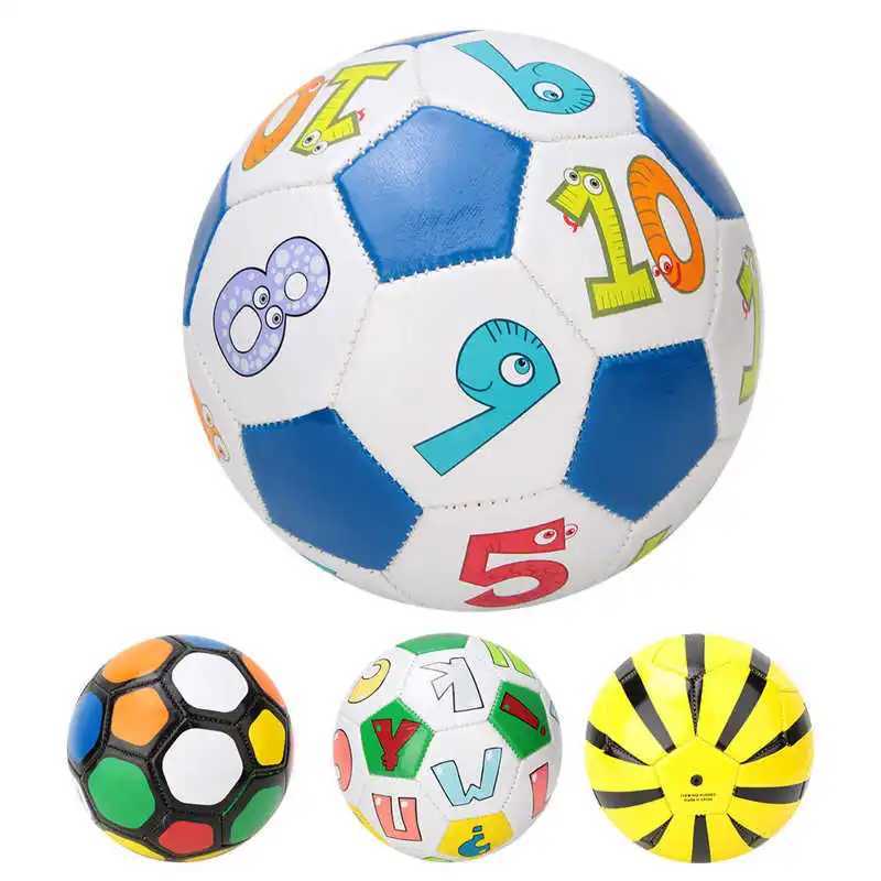 13cm Childrens Football Outdoor Competition Training Pu Material Size #2 Football Childrens Sports Competition Football Multi StyleW241008